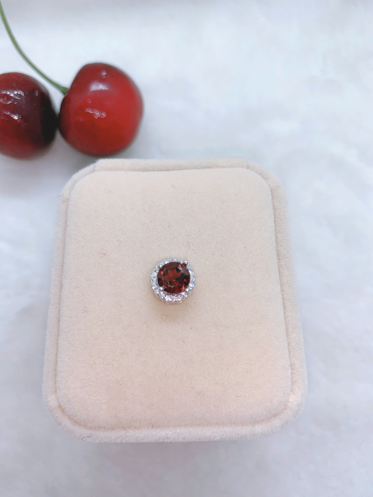 Mặt Dây Chuyền Đá Garnet Bạc 925 - PGN88
