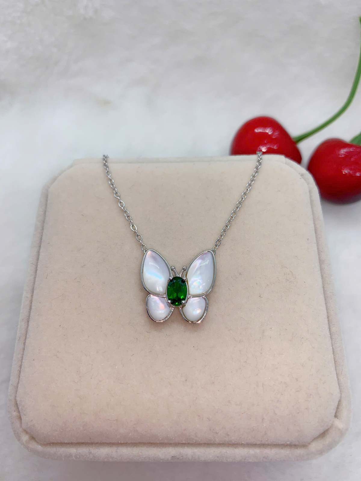 Mặt Dây Chuyền Đá Diopsite Bạc 925 - PDO015