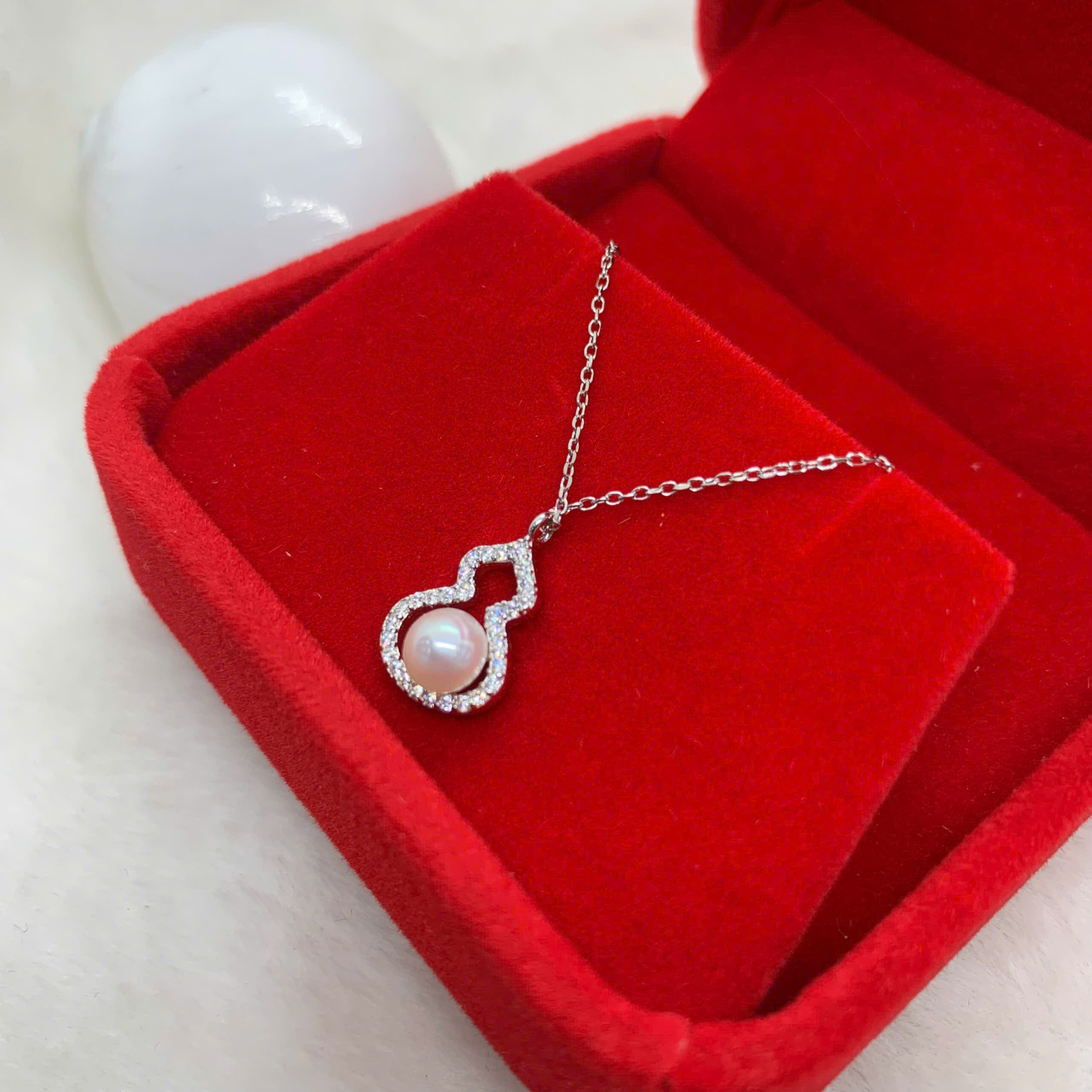 Dây Chuyền Ngọc Trai 5mm Bạc 950 - GP021S