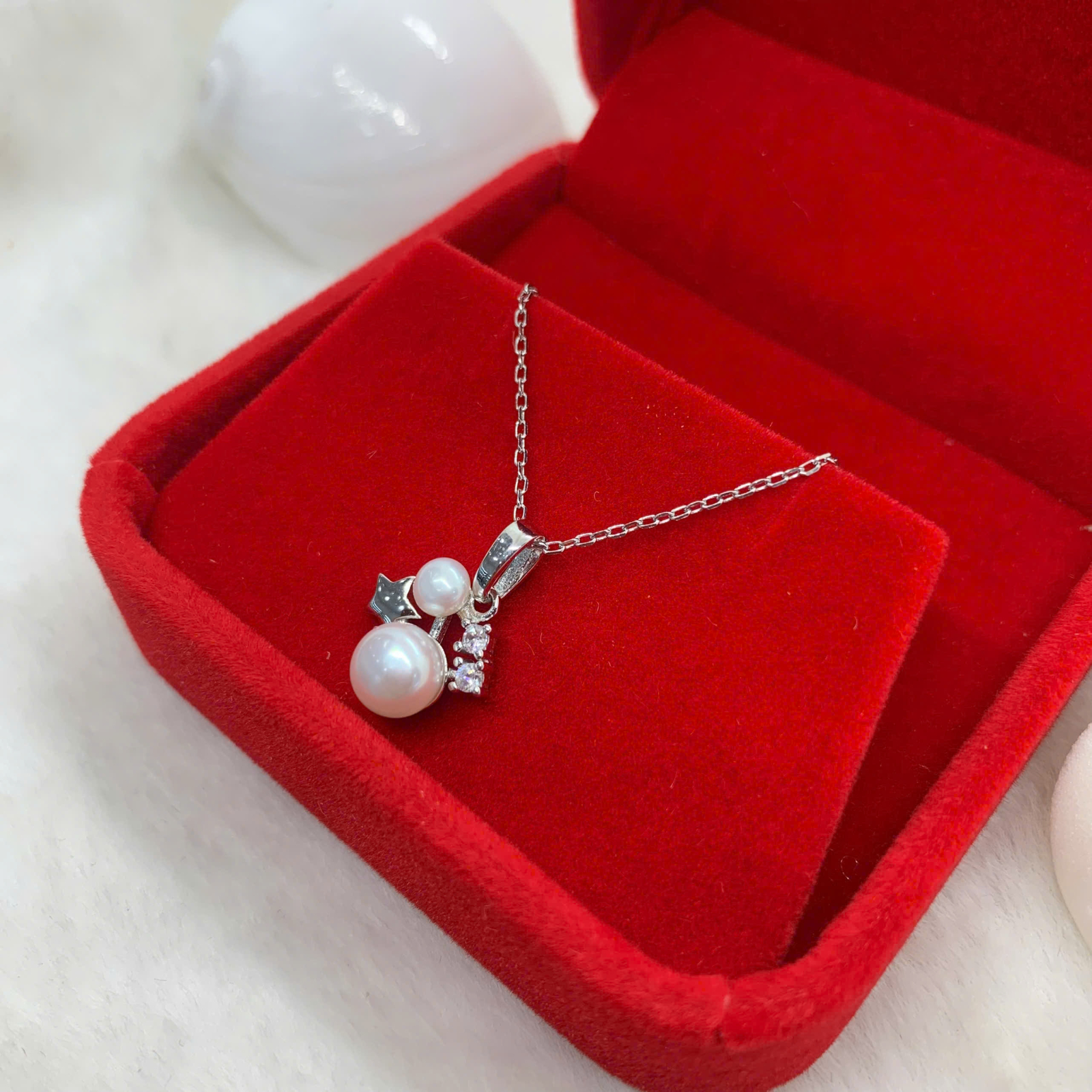 Dây Chuyền Ngọc Trai 4-7mm Bạc 950 - GP006