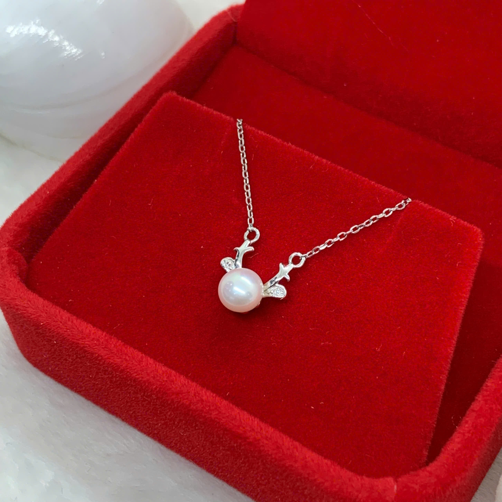 Dây Chuyền Ngọc Trai 5.5mm Bạc 950 - GPP211