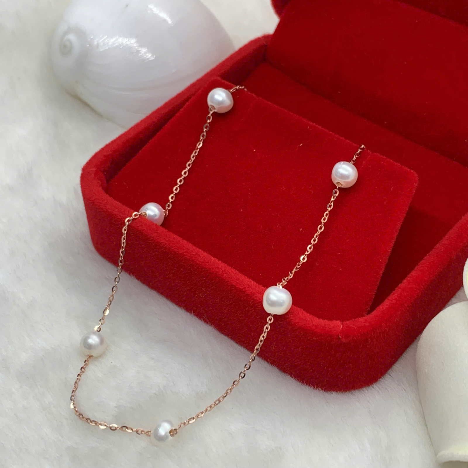 Dây Chuyền Ngọc Trai 4mm Bạc 950 - GP258-2