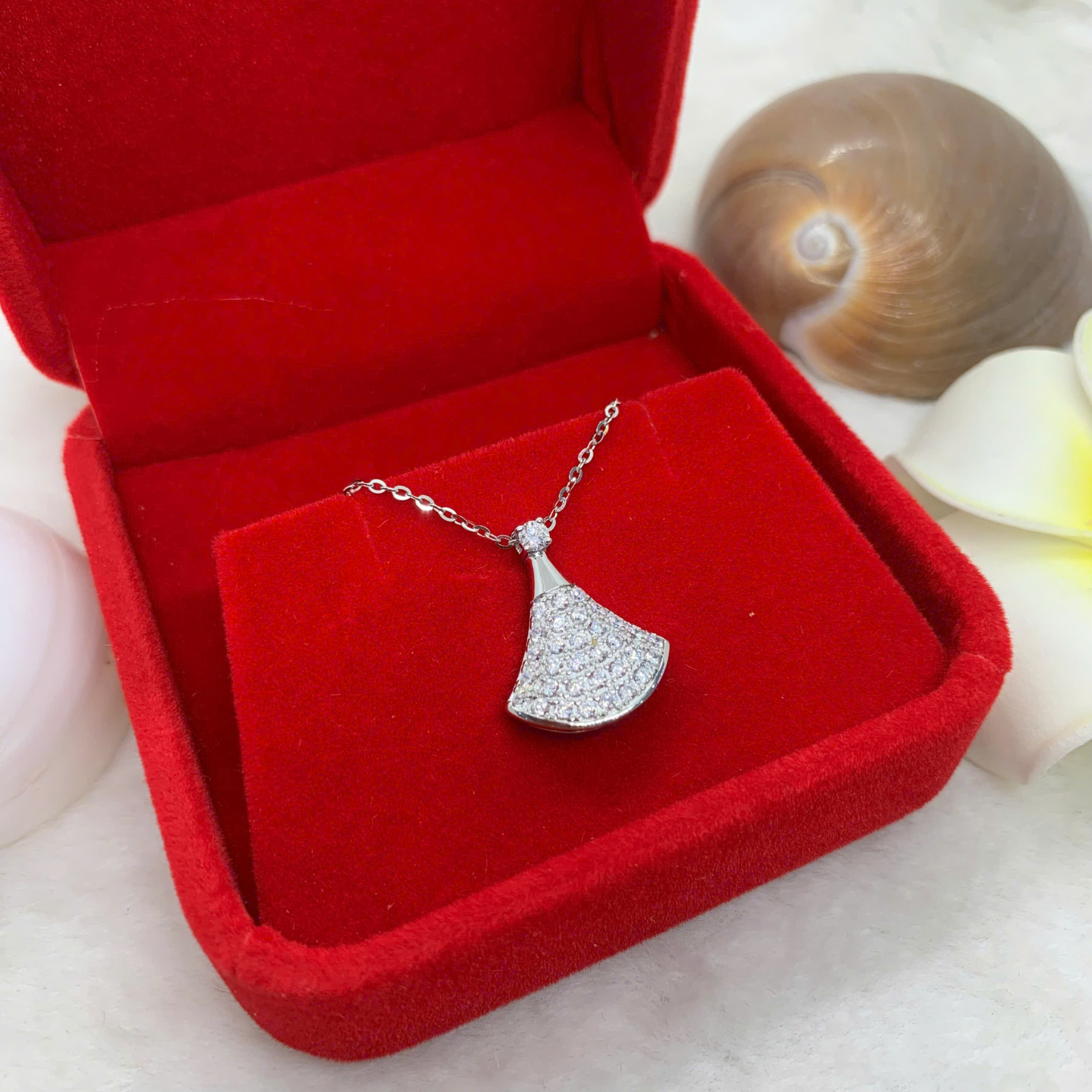 Mặt Dây Chuyền Moissanite ( D, FL, EX ) 2.5mm bạc 925 - MX076-1