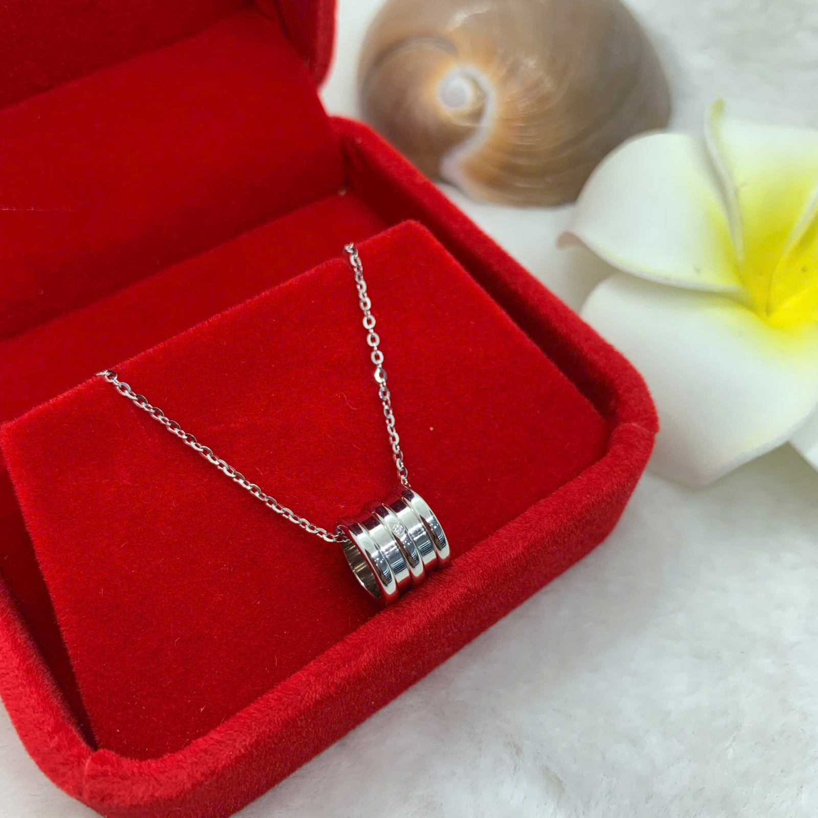 Mặt Dây Chuyền Moissanite ( D, FL, EX ) 2mm bạc 925 - MX036