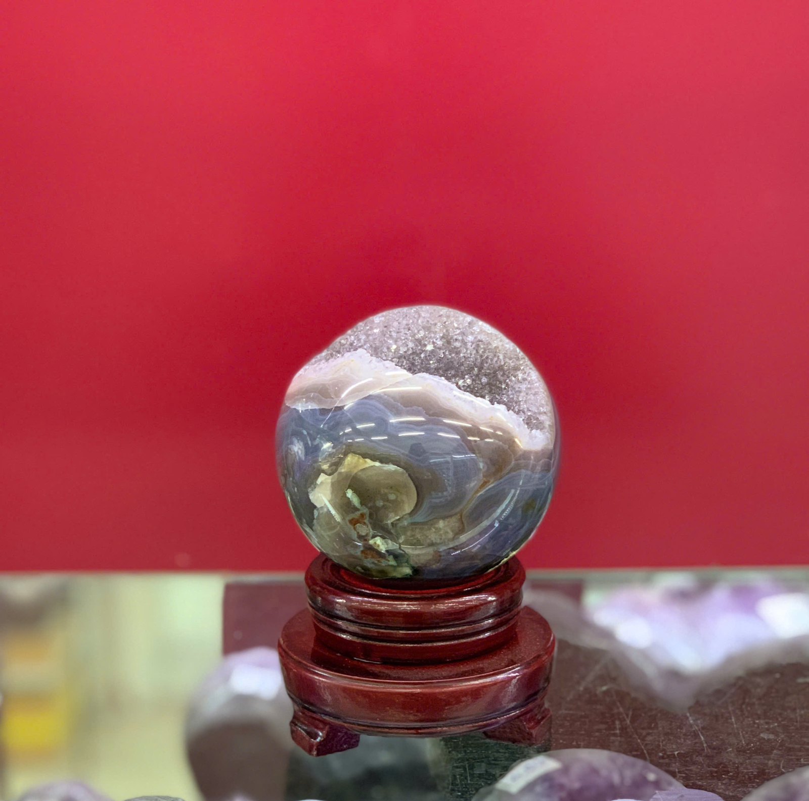 Cầu Hàm Ếch Thạch Anh Tím 5A ( TL: 0.92kg )