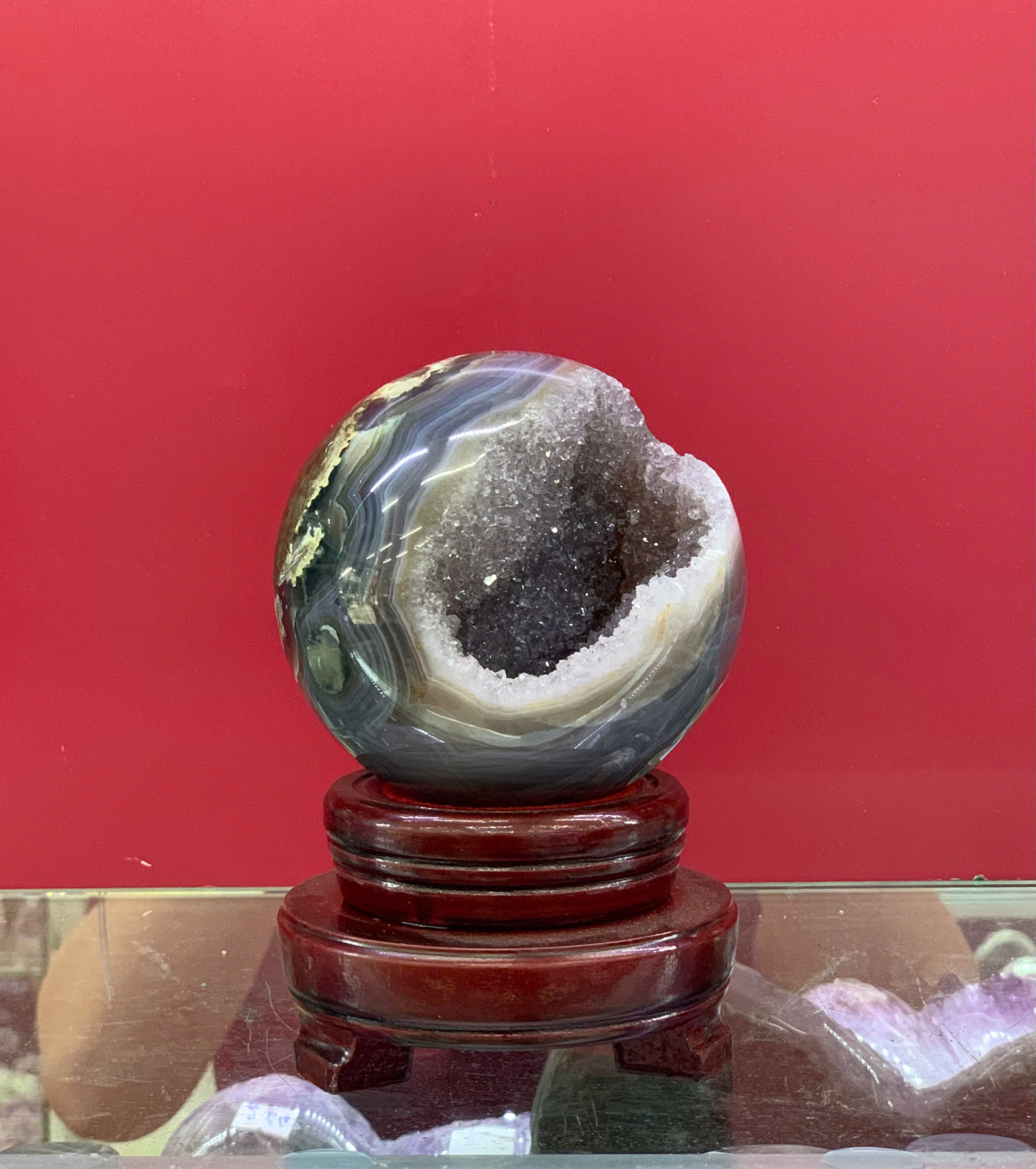 Cầu Hàm Ếch Thạch Anh Tím 5A ( TL: 0.92kg )