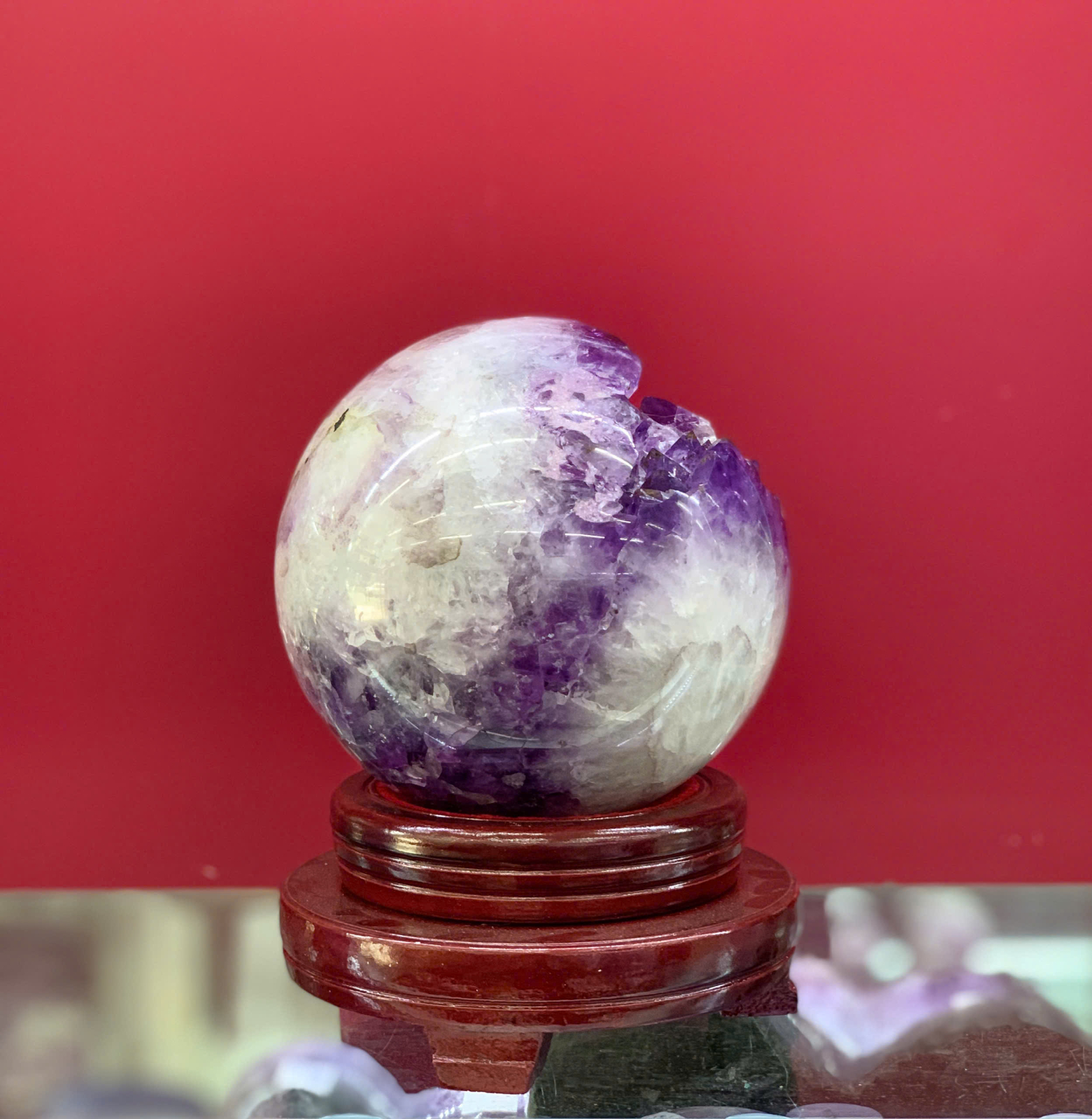 Cầu Hàm Ếch Đá Thạch Anh Tím 5A ( TL:3.5kg )