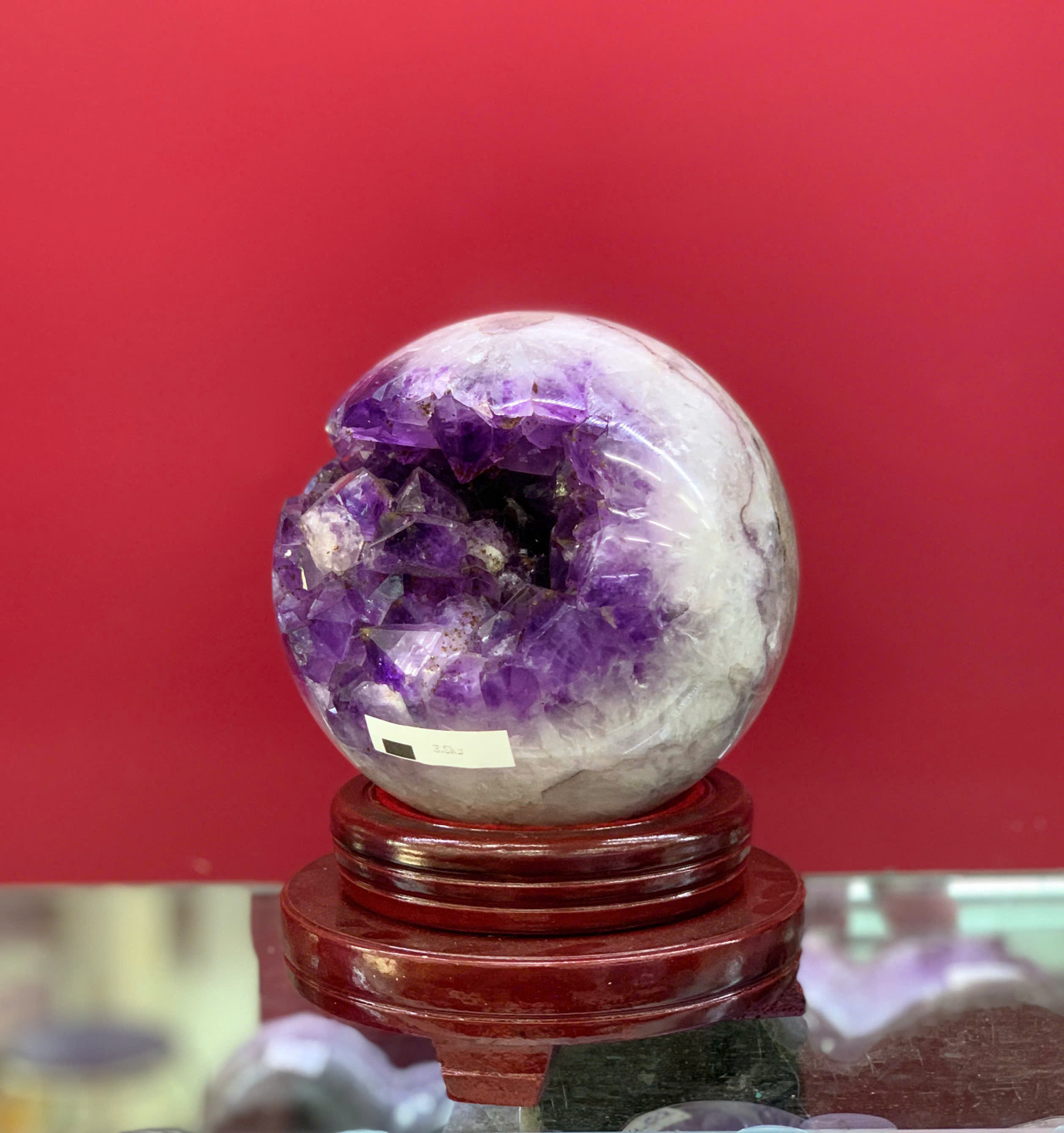 Cầu Hàm Ếch Đá Thạch Anh Tím 5A ( TL:3.5kg )