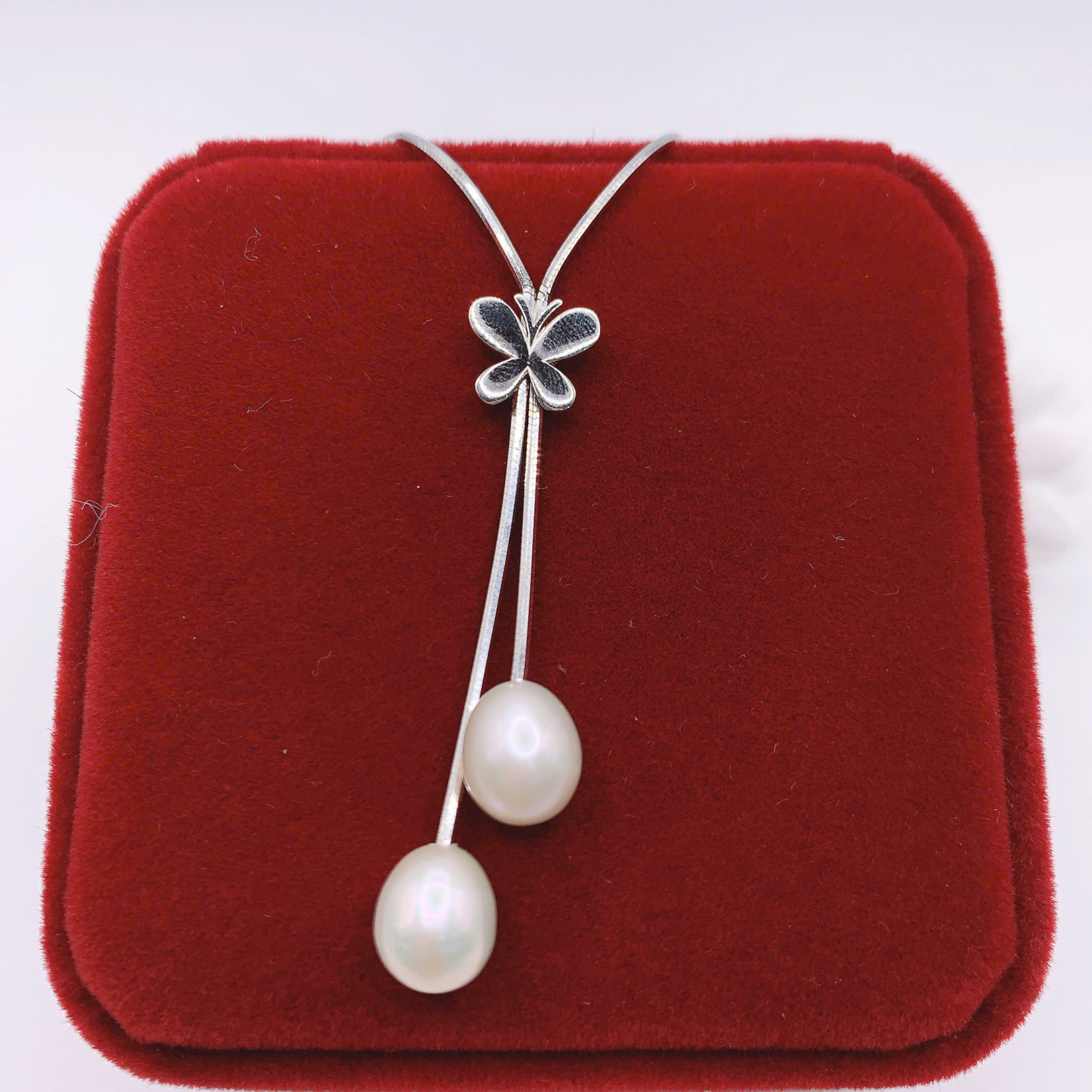 Dây chuyền Ngọc Trai 8mm bạc 950-GP077