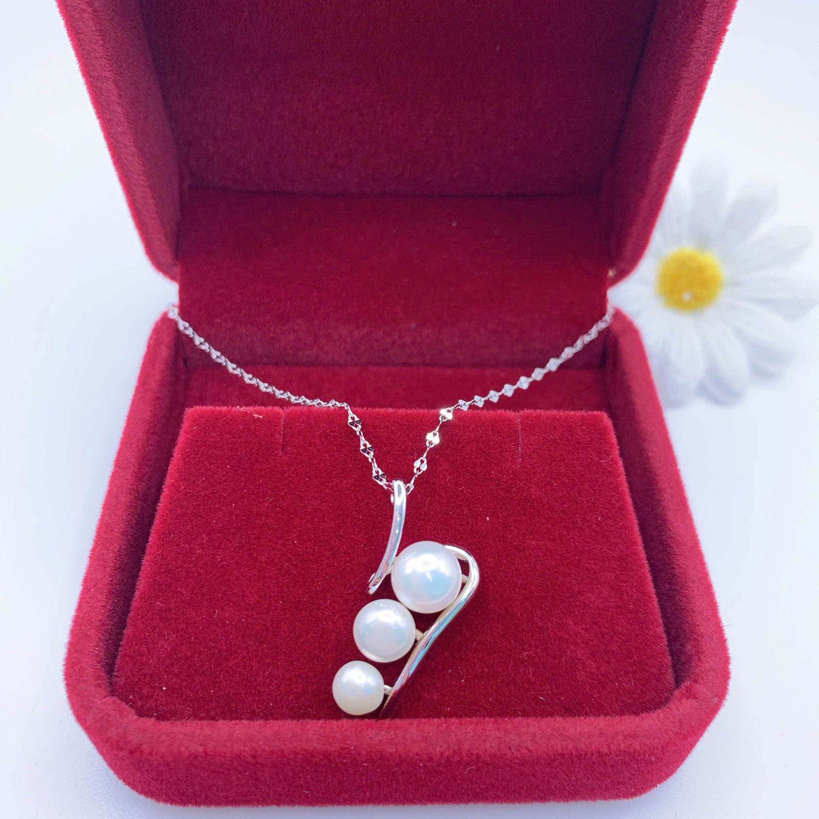 Dây chuyền ngọc trai 5-7mm bạc 950-GP139