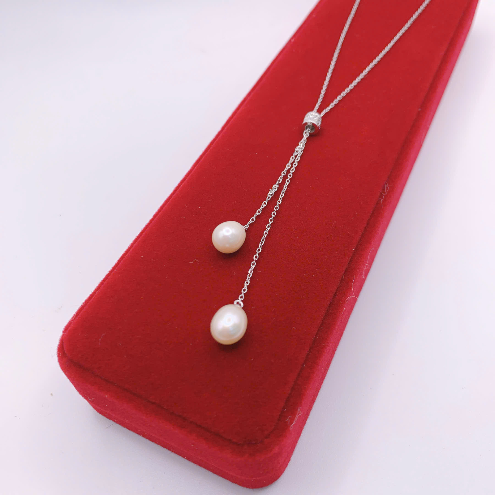 Dây chuyền ngọc trai 7mm bạc 950-GP103