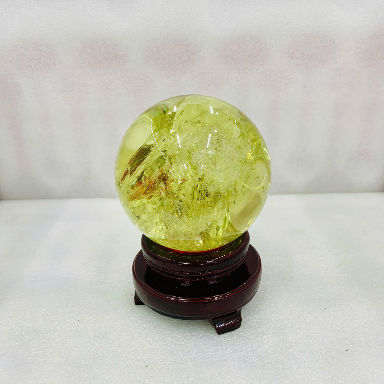 Cầu Thạch Anh Vàng 6A size 9-11cm ( 1kg ) 