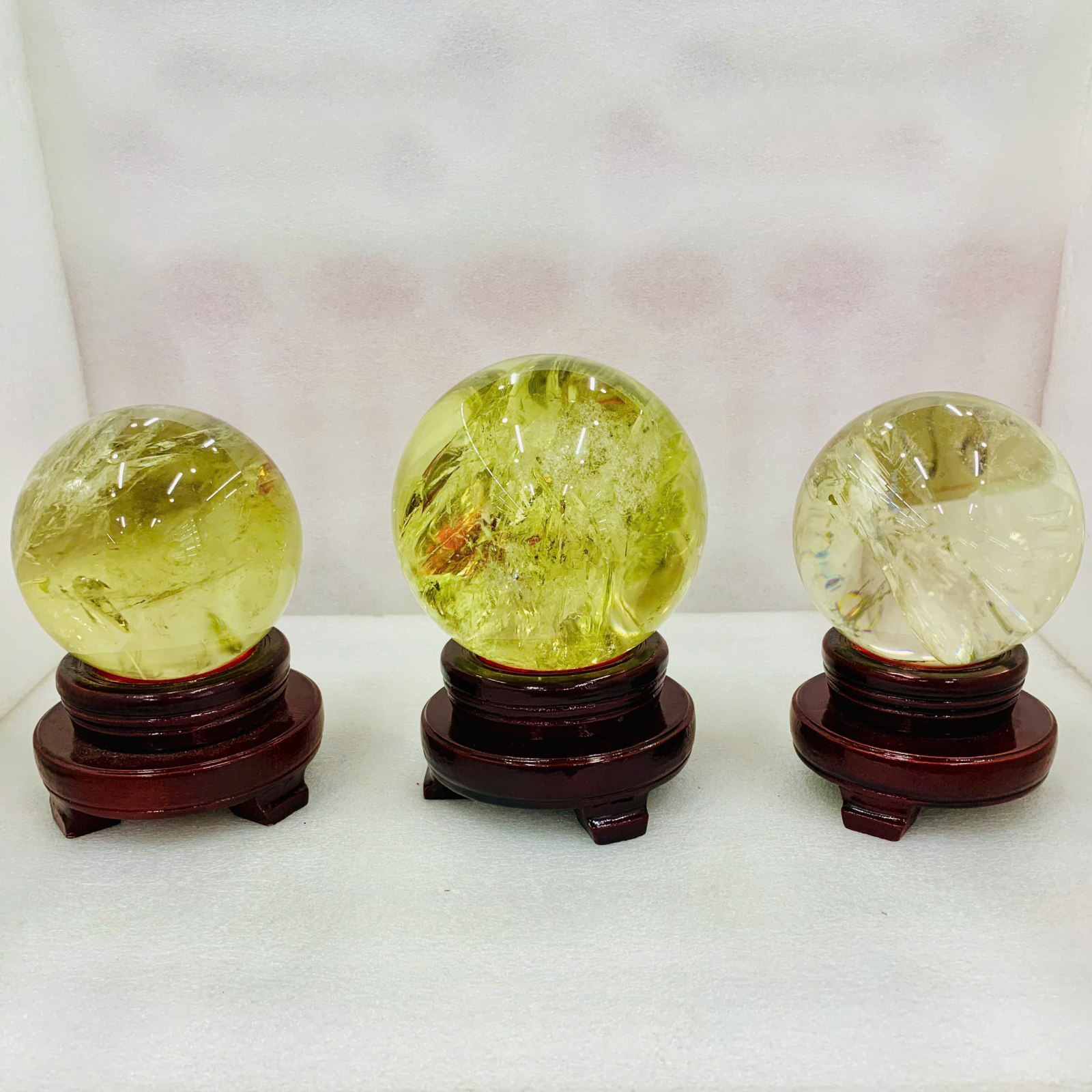 Cầu Thạch Anh Vàng 6A size 9-11cm ( 1kg )