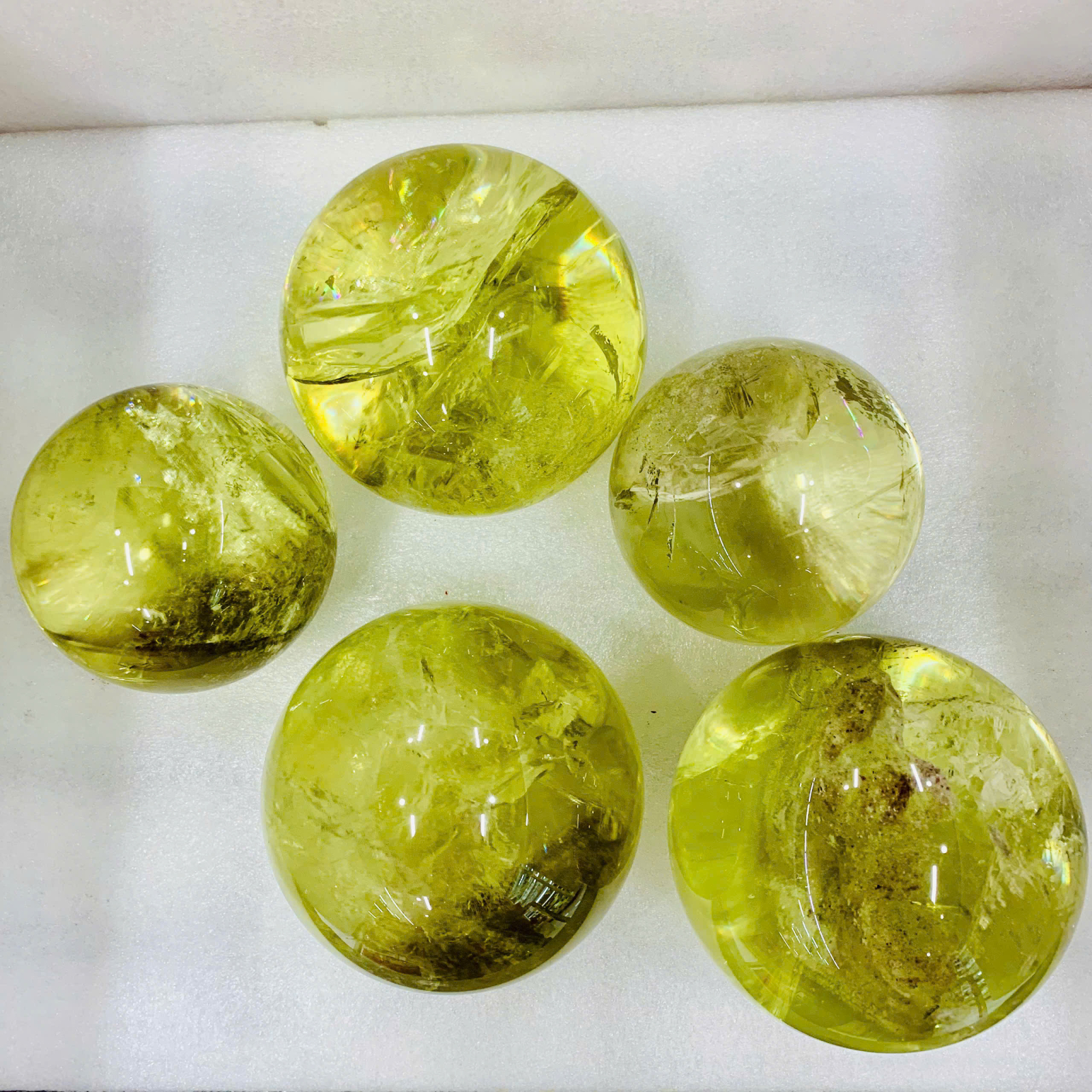 Cầu Thạch Anh Vàng 6A size 9-11cm ( 1kg )