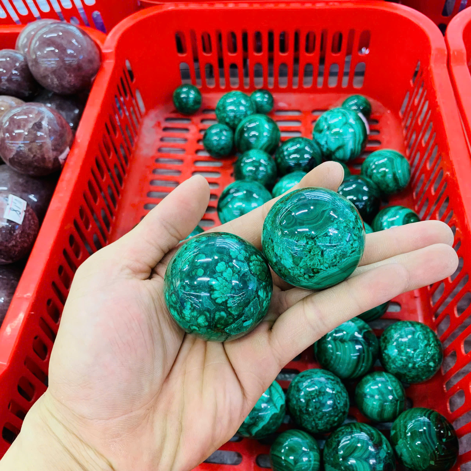 Bi Cầu Lông Công size 3-5cm ( 1kg )