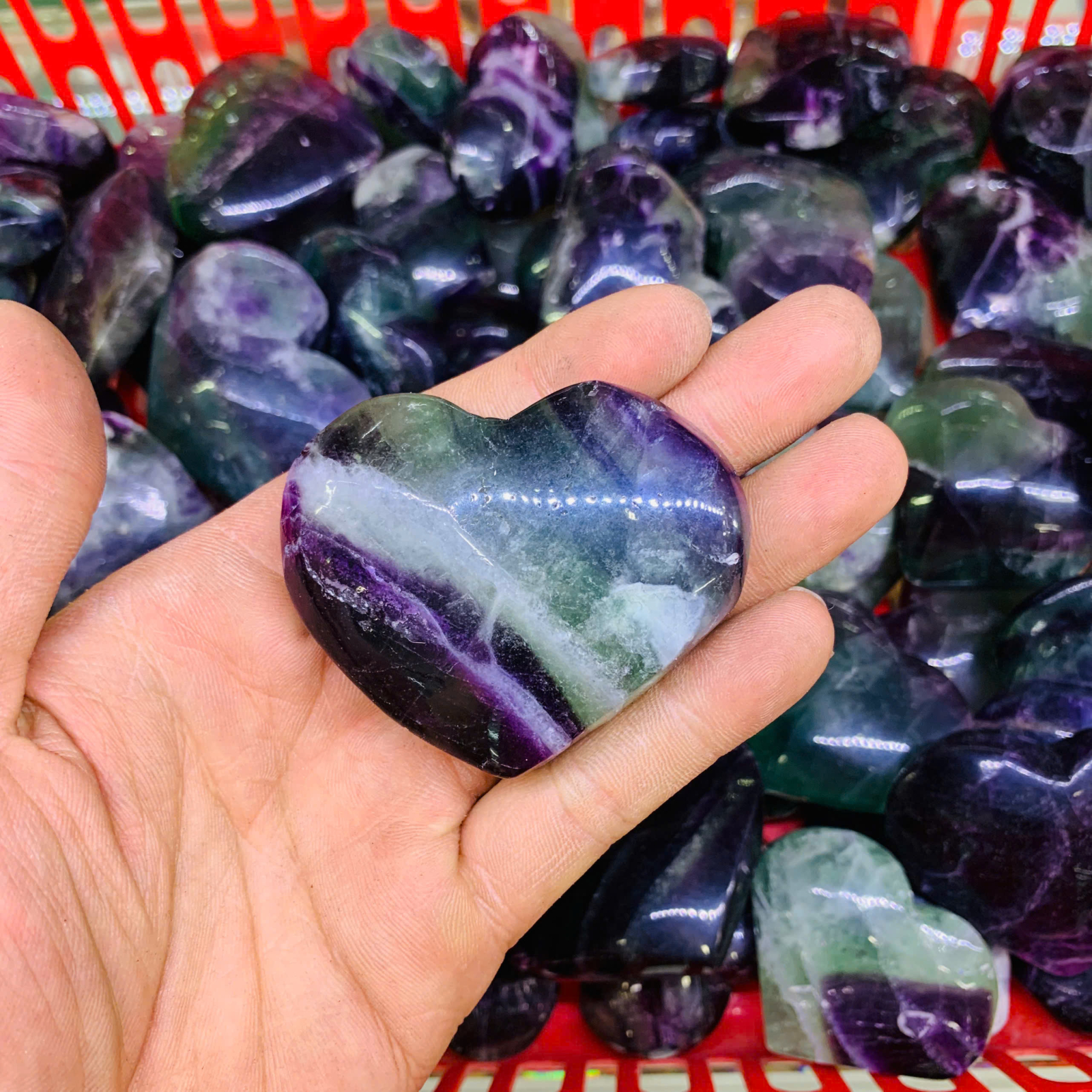 Tim Plorite đa sắc ( 1kg ) 