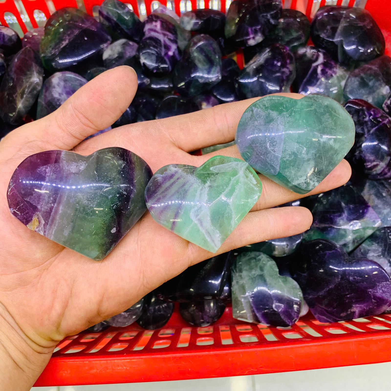 Tim Plorite đa sắc ( 1kg )