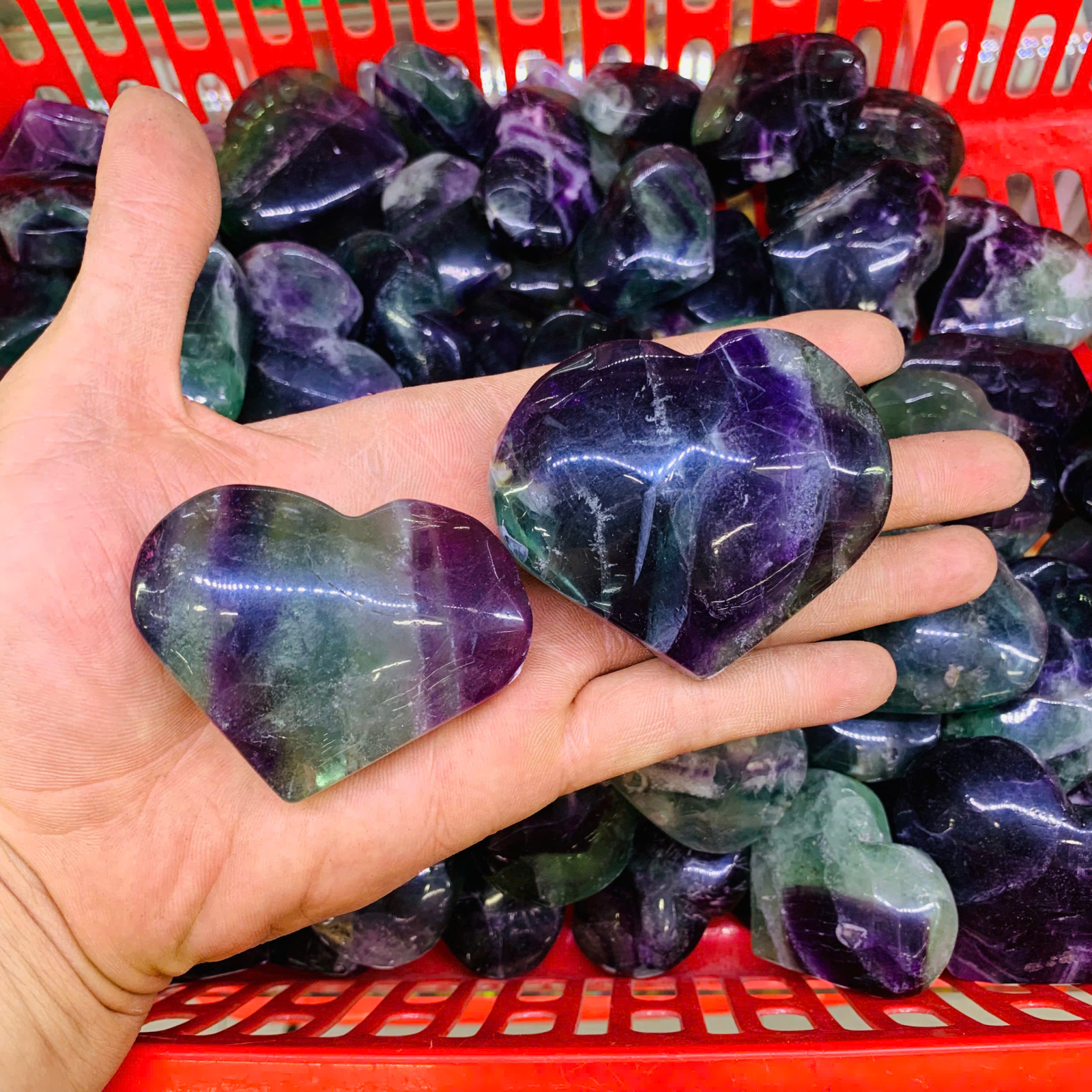 Tim Plorite đa sắc ( 1kg )