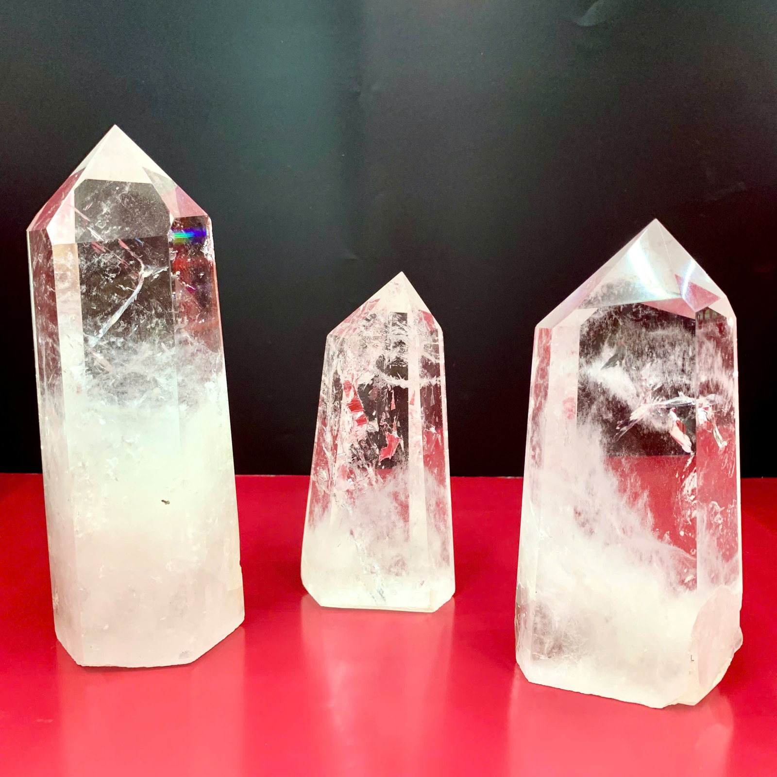 Trụ Thạch Anh Trắng 4A size 20-40cm ( 1kg )