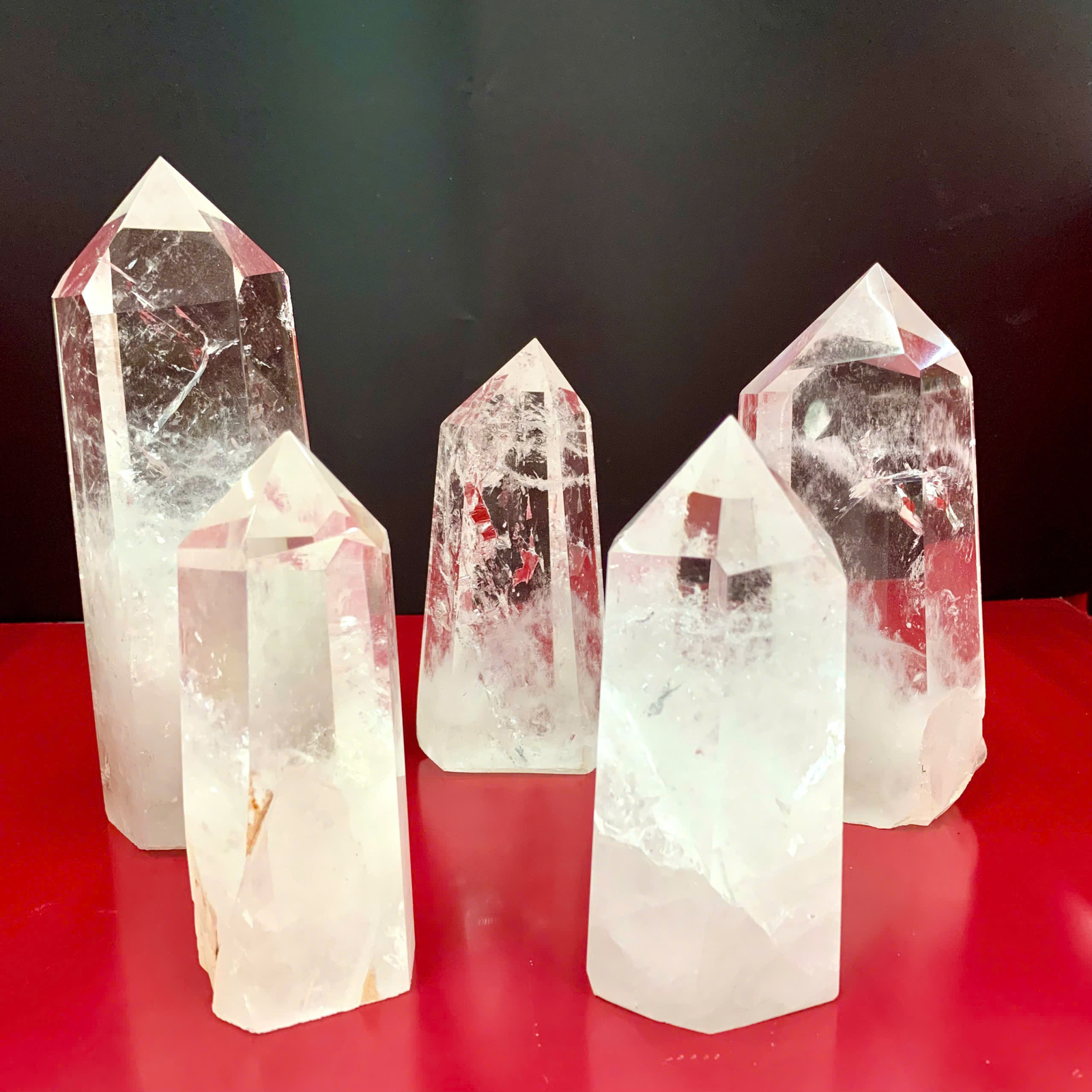 Trụ Thạch Anh Trắng 4A size 20-40cm ( 1kg )