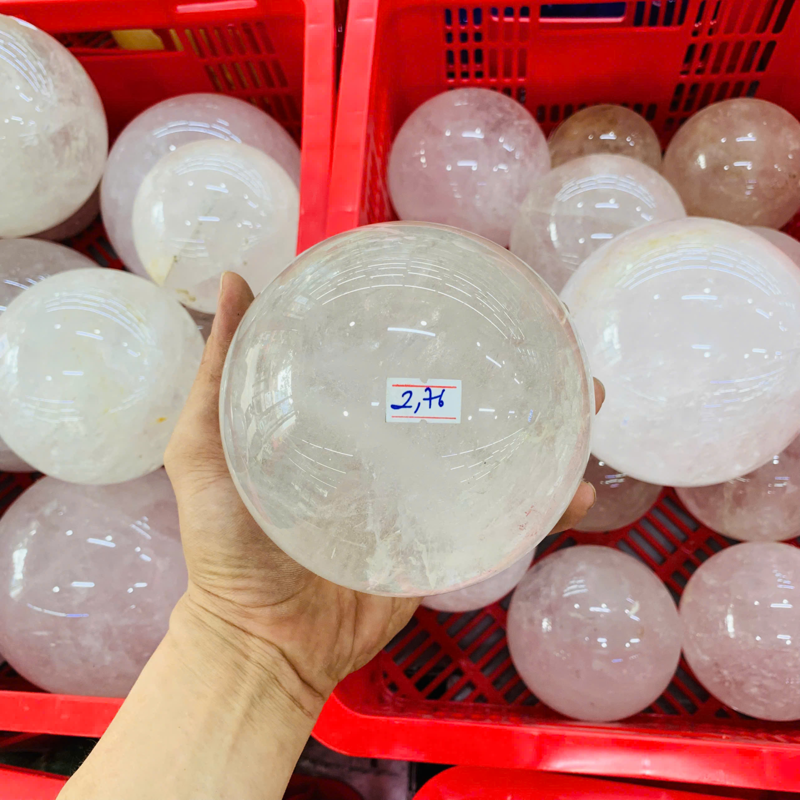 Cầu Thạch Anh Trắng Vân Mây 2A ( 1kg )