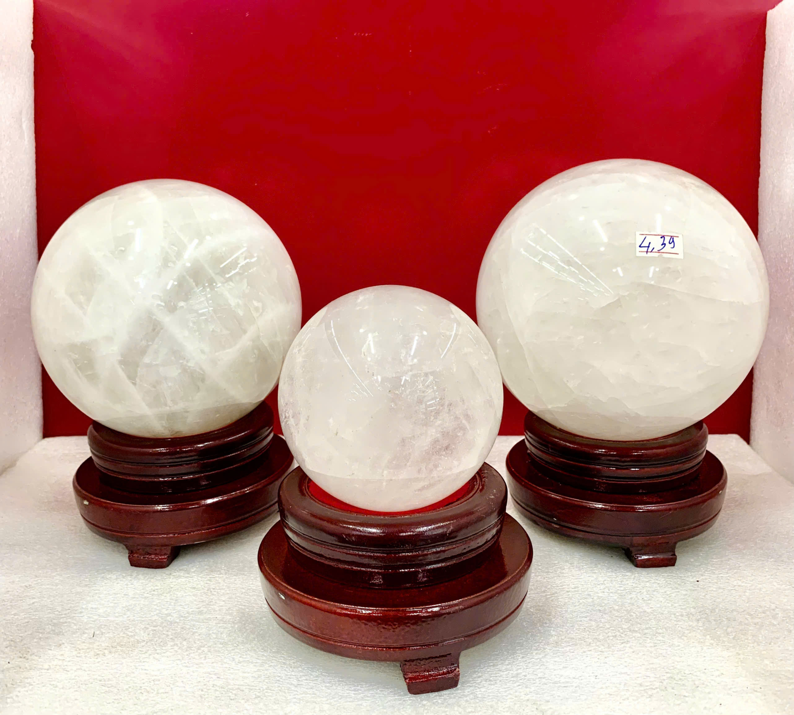 Cầu Thạch Anh Trắng Cùi Dừa A ( 1kg )