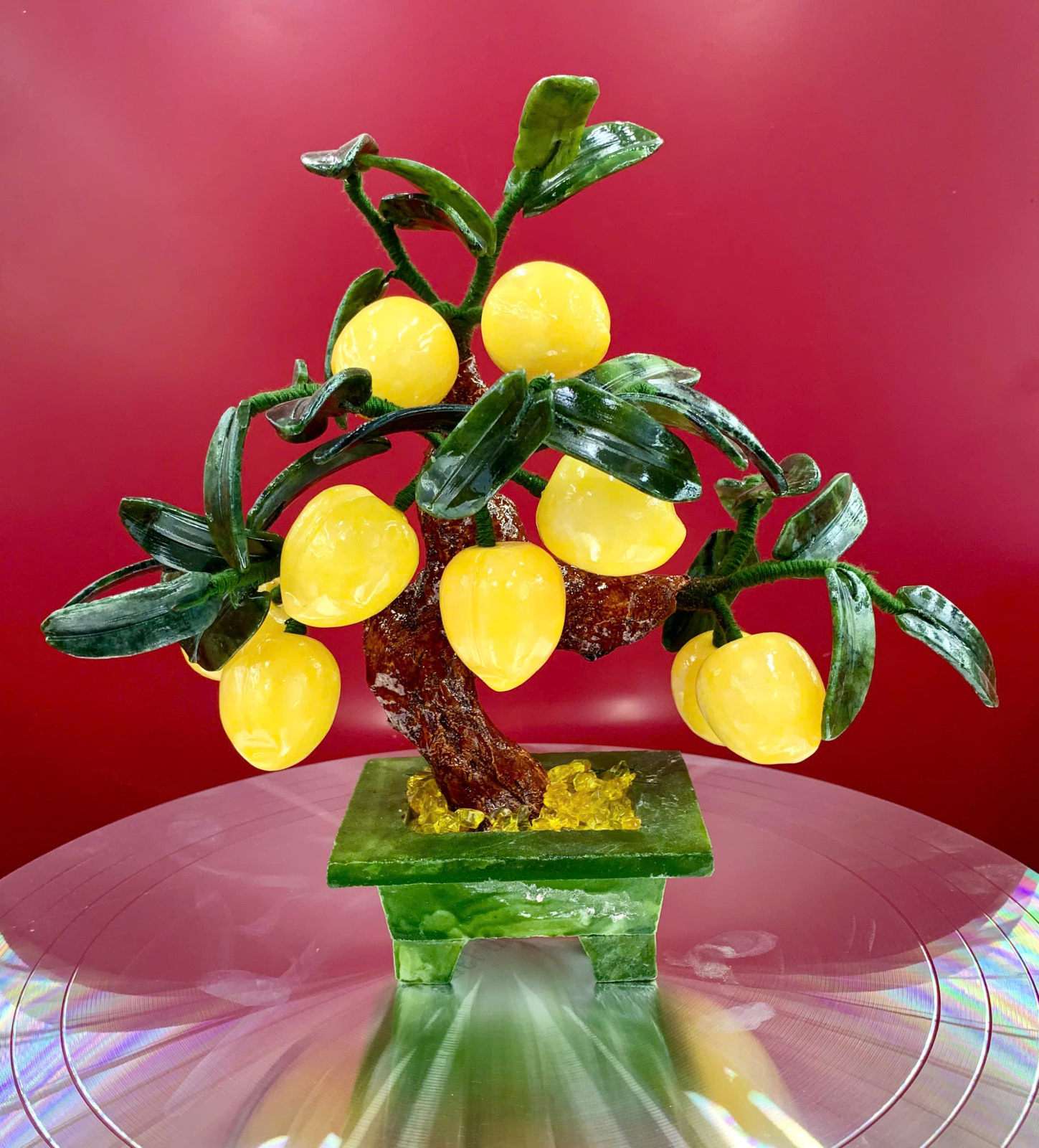 Cây Đào Ngọc Hoàng Long 9 quả 