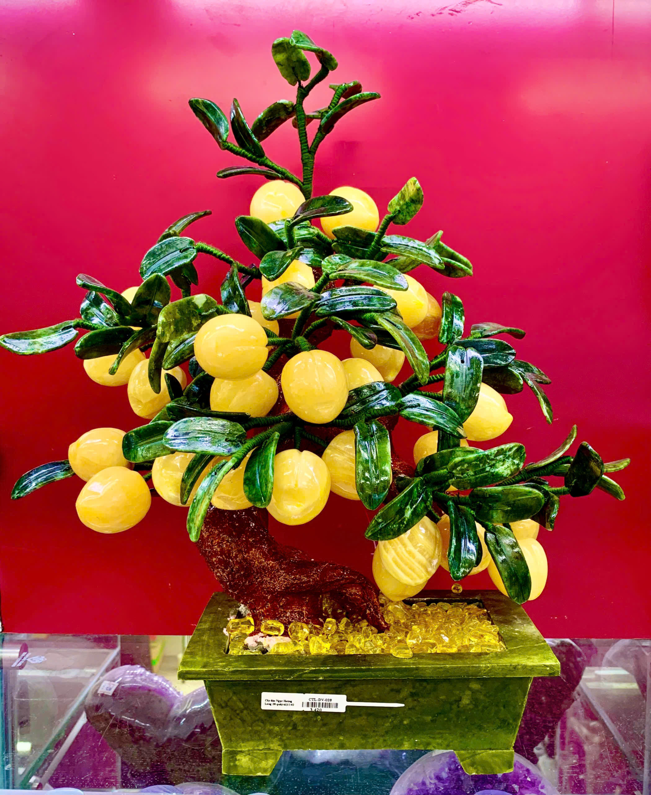 Cây Đào Ngọc Hoàng Long 28 quả 