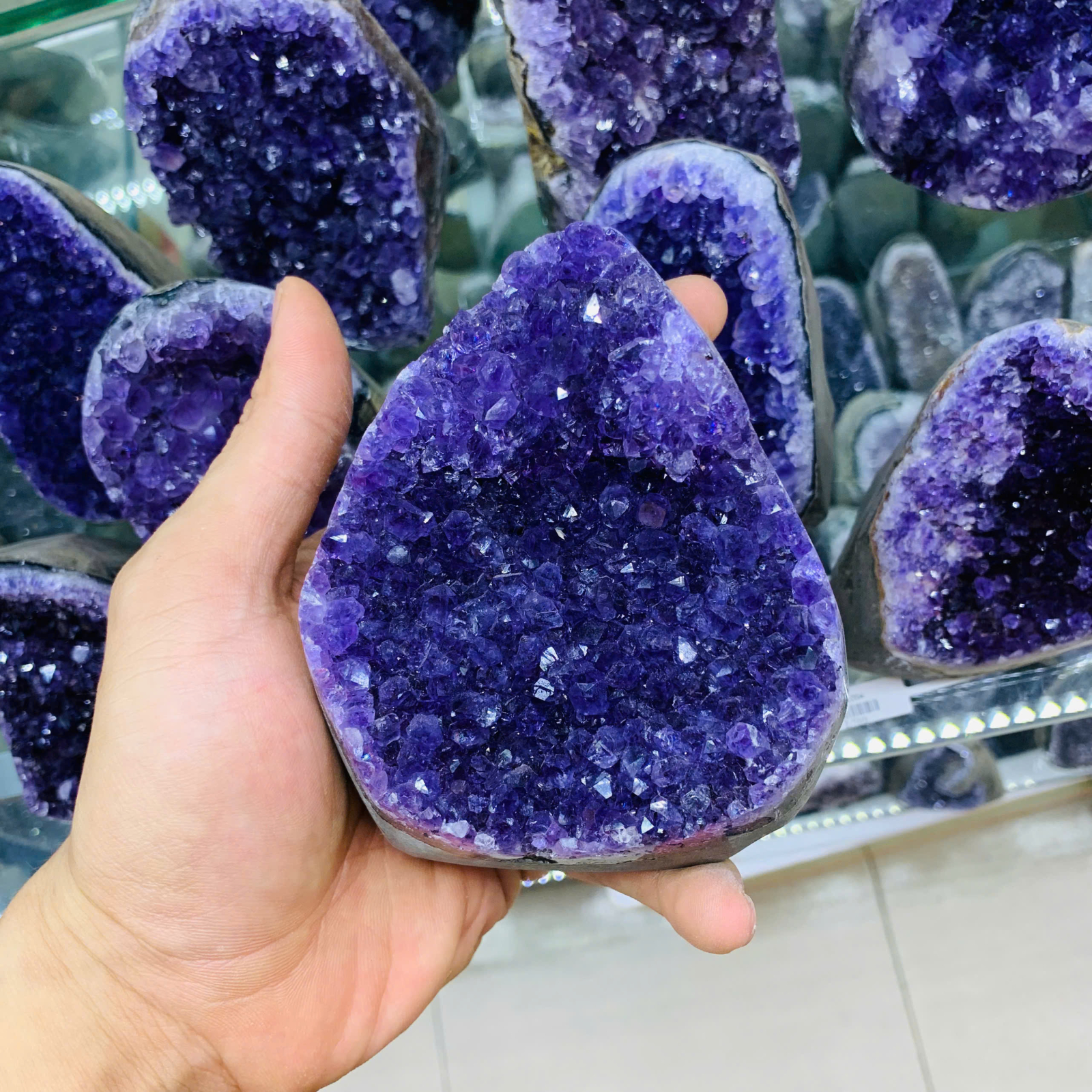 Bông Thạch Anh Tím 4A ( 1kg )