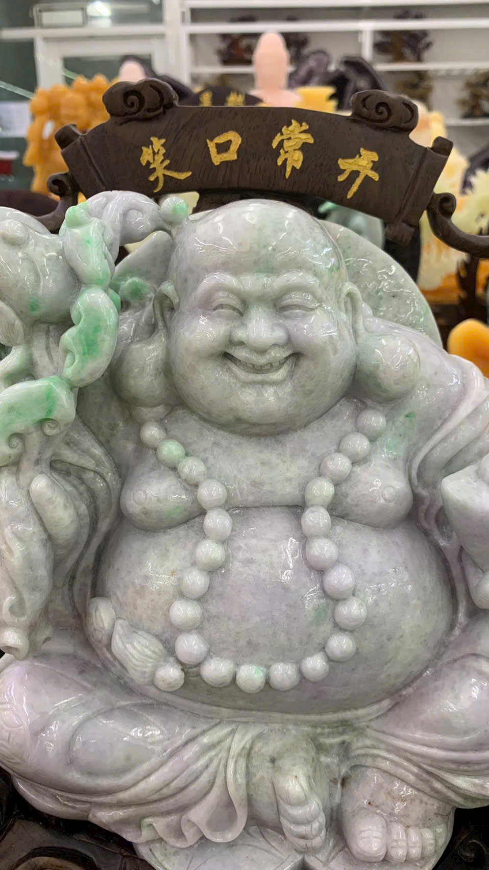 Phật Di Lạc Cẩm thạch A ( KT 22*7*22cm ) (KL 5.62kg )