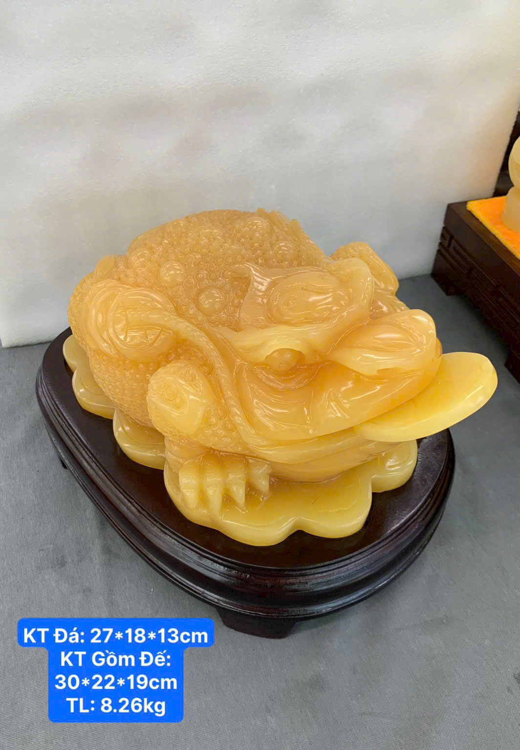 Thiềm Thừ Đá Ngọc Hoàng Long ( KT 27*18*13cm )