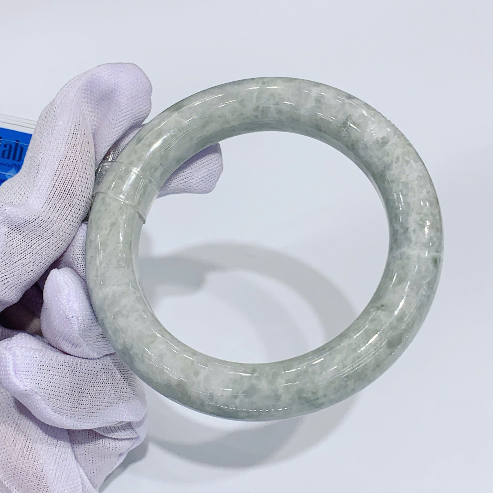 Vòng kiềng Cẩm Thạch thiên nhiên bản tròn size 55mm