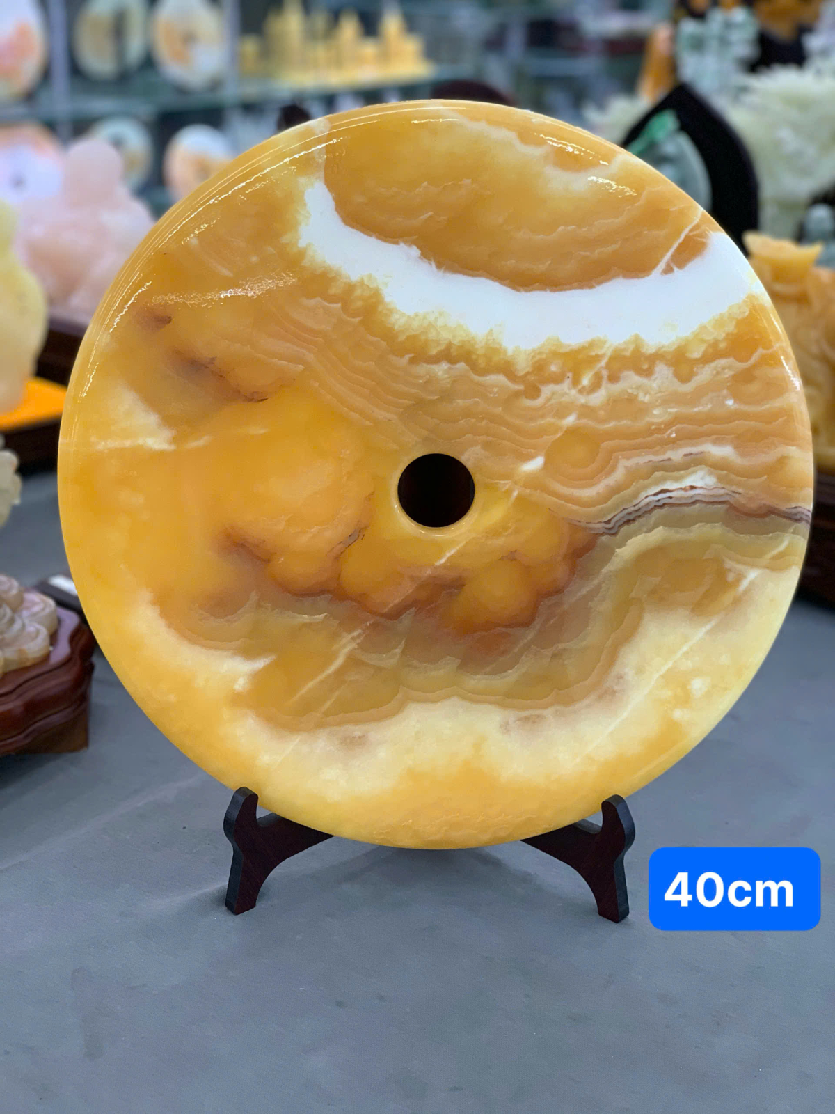 Đồng Tiền Ngọc Hoàng Long ( KT: 40cm )