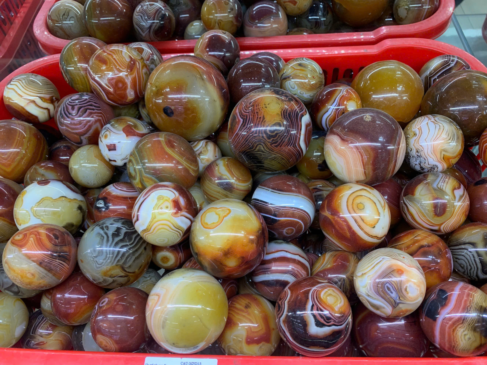 Cầu hàm ếch/miệng cười mã não A ( 1kg )