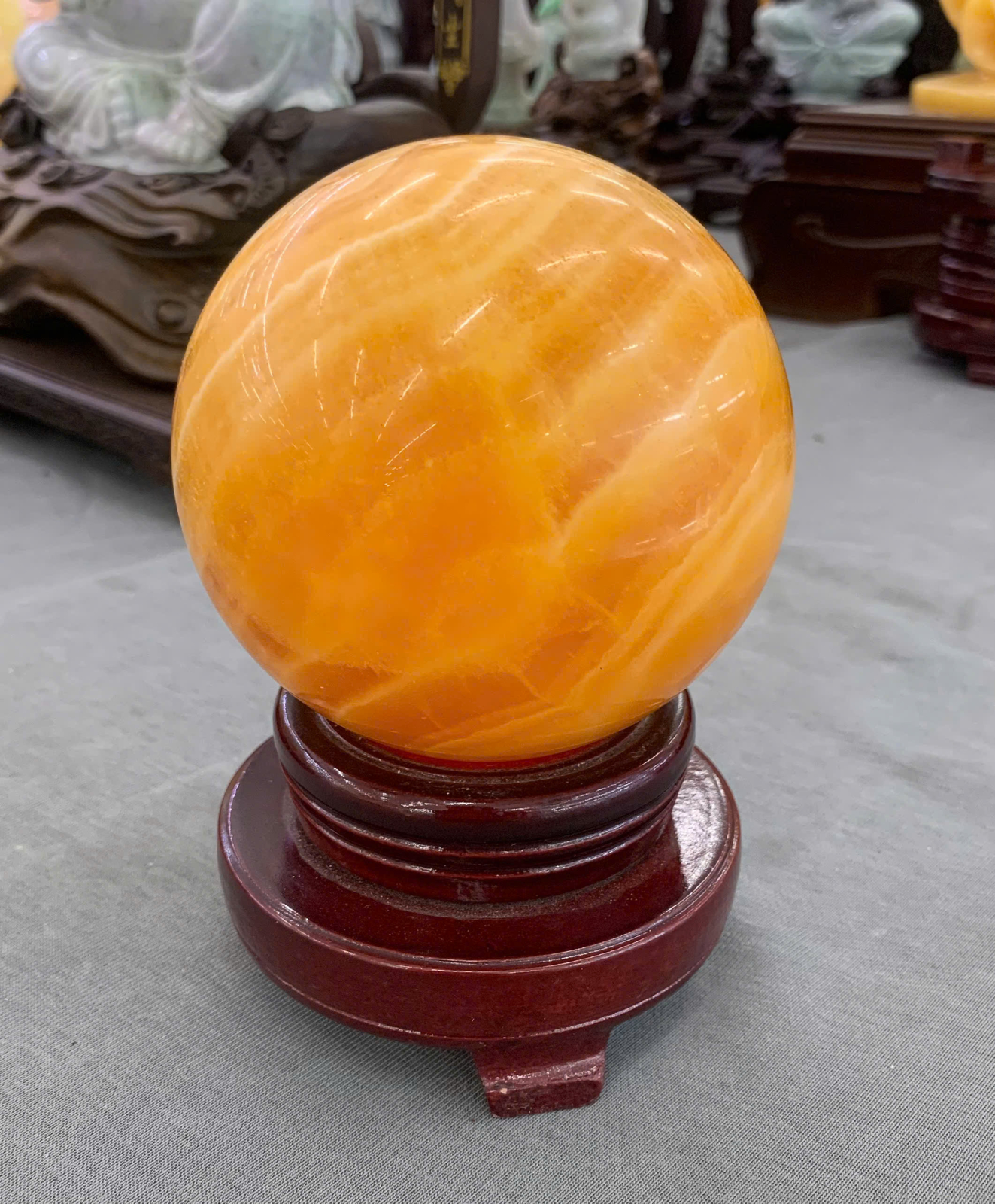 Cầu Cancit Vàng size > 10cm ( Ngọc Hoàng Long ) ( 1kg )