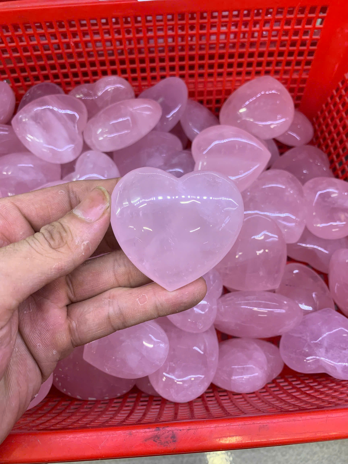 Tim thạch anh hồng 4A ( 1kg ) 